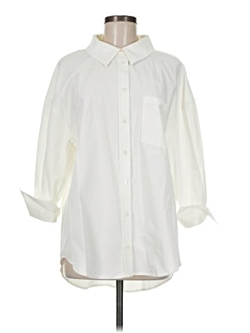 Anine Bing 3/4 Sleeve Button-Down Shirt (view 1)