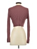 Zara Burgundy Long Sleeve Top Size S - photo 2