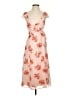 Hutch 100% Polyester Floral Pink Cocktail Dress Size XS - photo 1