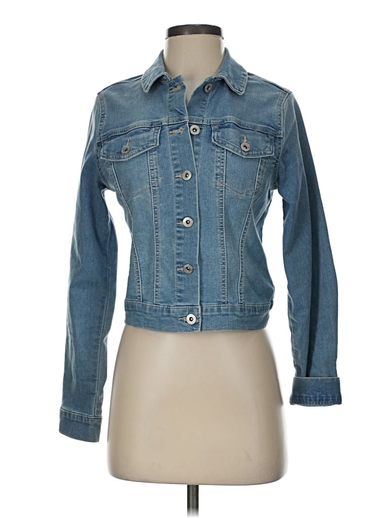 Pre-owned Jessica Simpson Denim Jacket In Blue