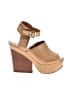 Schutz Tan Wedges Size 8 1/2 - photo 1