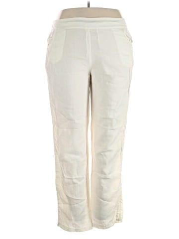 Voyage by Marina Rinaldi Linen Pants (view 1)