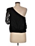 Express 100% Polyester Black 3/4 Sleeve Blouse Size M - photo 2