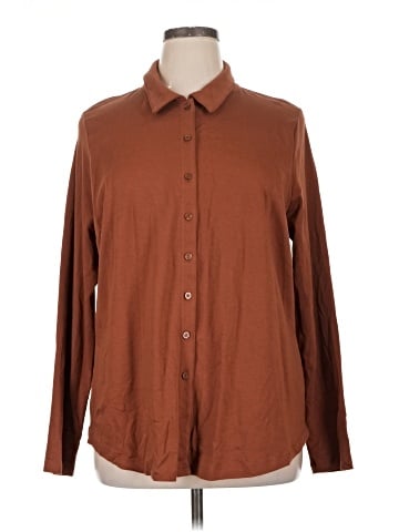 Isaac Mizrahi LIVE! Long Sleeve Button-Down Shirt (view 1)