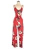 Unbranded Floral Red Jumpsuit Size S - photo 1