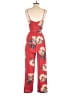 Unbranded Floral Red Jumpsuit Size S - photo 2