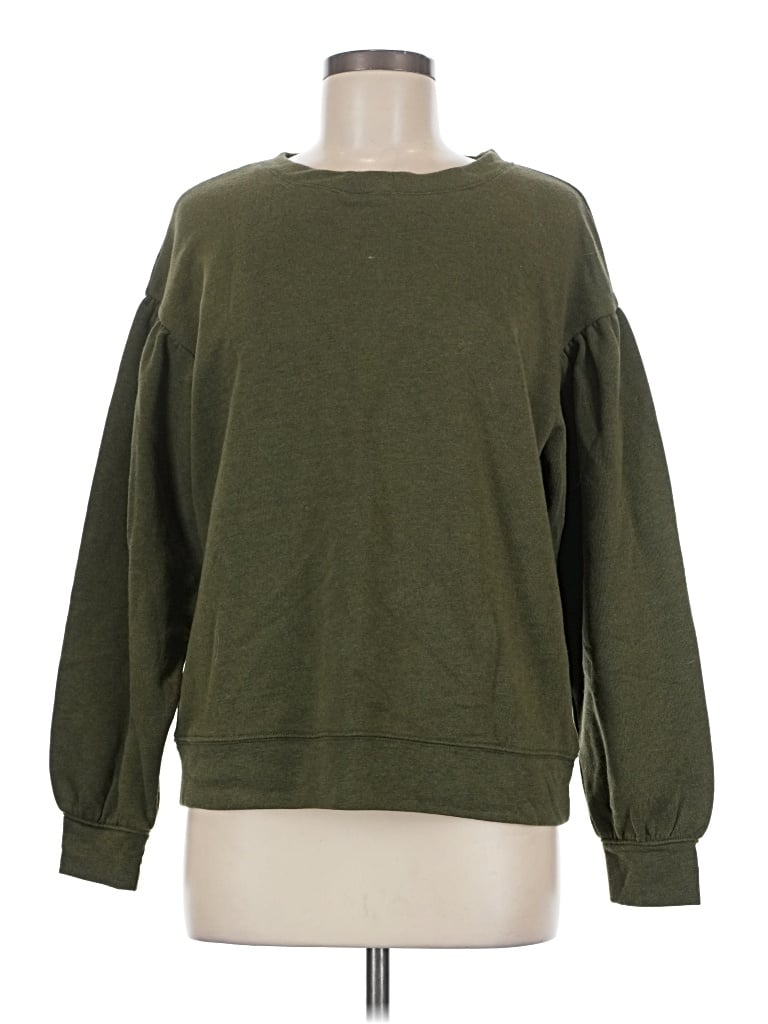 Pre-owned Madewell Sweatshirt In Green