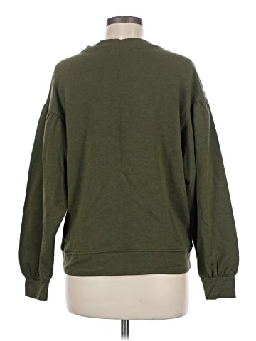 Madewell Pleat-Sleeve Shrunken Hoodie Sweatshirt (view 2)