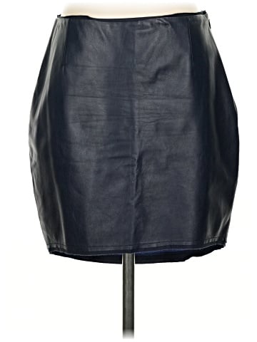 Elie Tahari Faux Leather Skirt (view 1)