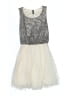 Divided by H&M 100% Polyester Tweed Silver Dress Size 4 - photo 1