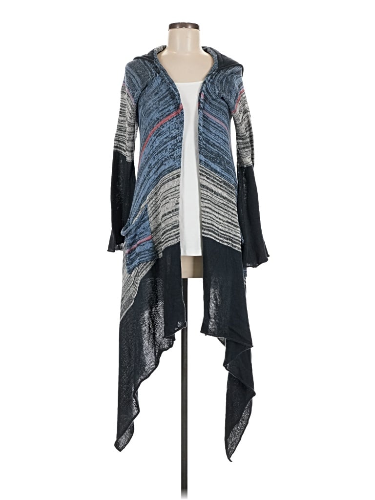 Pre-owned Elan Cardigan Sweater In Blue