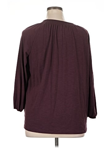 L.L.Bean 3/4 Sleeve Blouse (view 2)