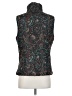 Christopher & Banks 100% Polyester Paisley Teal Vest Size S - photo 2