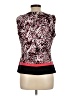 Calvin Klein Red Sleeveless Blouse Size L - photo 2