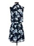 dalia 100% Polyester Blue Casual Dress Size 4 - photo 2