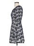 Sage 100% Polyester Hearts Gray Cocktail Dress Size S - photo 5