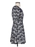 Sage 100% Polyester Hearts Gray Cocktail Dress Size S - photo 4