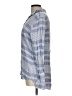 BeachLunchLounge 100% Rayon Stripes Blue Long Sleeve Blouse Size L - photo 5
