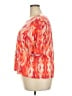 Chico's Orange Short Sleeve Blouse Size XXL (4) - photo 5