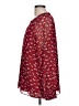 Madewell 100% Polyester Burgundy Long Sleeve Blouse Size L - photo 5