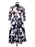 Kiyonna Blue Casual Dress Size 1X Plus - photo 2