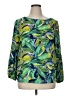 Jessica Rose 100% Polyester Green 3/4 Sleeve Blouse Size XL - photo 1