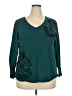 Chico's Teal Pullover Sweater Size XXL (4) - photo 1
