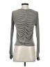 Ten Sixty Sherman Gray Long Sleeve Top Size M - photo 2