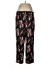 French Connection Print Black Casual Pants Size 8 - photo 1