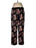 French Connection Print Black Casual Pants Size 8 - photo 2