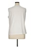 Kasper Ivory Sleeveless Blouse Size XL - photo 2