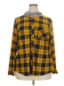 No Comment Plaid Yellow Long Sleeve Button-Down Shirt Size 3X - photo 1