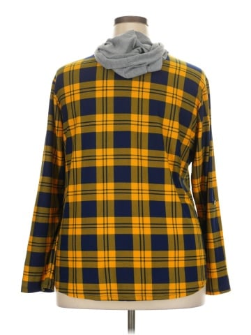 No Comment Long Sleeve Button-Down Shirt (view 2)