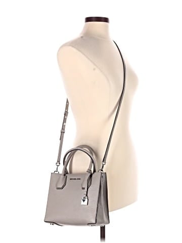 MICHAEL Michael Kors Leather Satchel (view 2)