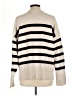 Zara Stripes Ivory Turtleneck Sweater Size L - photo 2