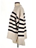 Zara Stripes Ivory Turtleneck Sweater Size L - photo 5