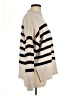 Zara Stripes Ivory Turtleneck Sweater Size L - photo 4