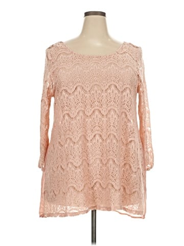 Bobeau 3/4 Sleeve Blouse (view 1)