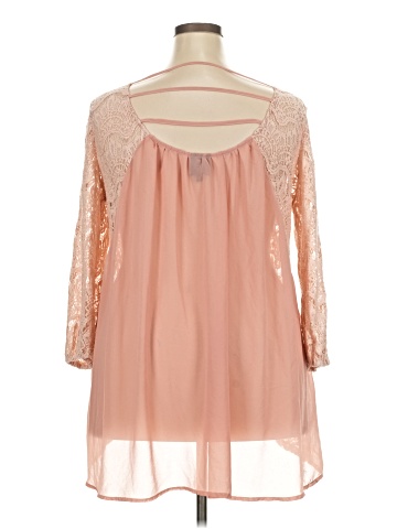 Bobeau 3/4 Sleeve Blouse (view 2)