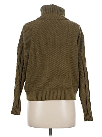 Madewell Cable Turtleneck Sweater (view 2)