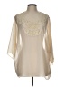 Mystree 100% Polyester Ivory 3/4 Sleeve Blouse Size L - photo 1