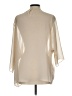 Mystree 100% Polyester Ivory 3/4 Sleeve Blouse Size L - photo 2