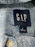 Gap Chevron-herringbone Blue Long Sleeve Button-Down Shirt Size L - photo 7