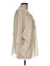 Mystree 100% Polyester Ivory 3/4 Sleeve Blouse Size L - photo 4