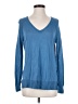 Margaret O'Leary Blue Silk Pullover Sweater Size XS - photo 1