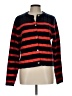 Zara Stripes Red Cardigan Size L - photo 1
