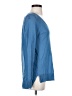 Margaret O'Leary Blue Silk Pullover Sweater Size XS - photo 4