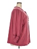 Como Vintage Burgundy 3/4 Sleeve Blouse Size 3X - photo 4