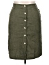 Shein 100% Polyester Solid Green Casual Skirt Size L - photo 1