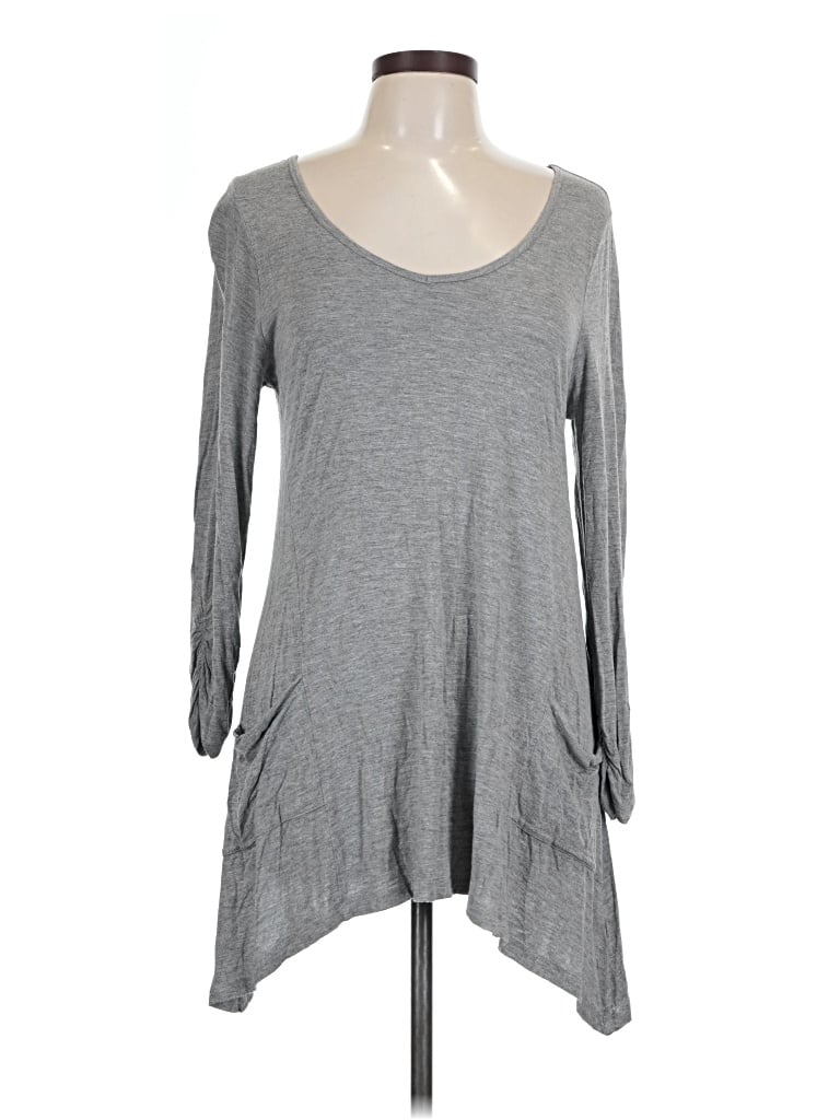 Pre-owned Cupio 3/4 Sleeve T-shirt In Gray